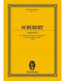 SCHUBERT,F. - QUINTET FOR 2 VIOLINS,VIOLA AND 2 VIOLONCELLOS C-DUR D 956 TASCHENPARTITUR