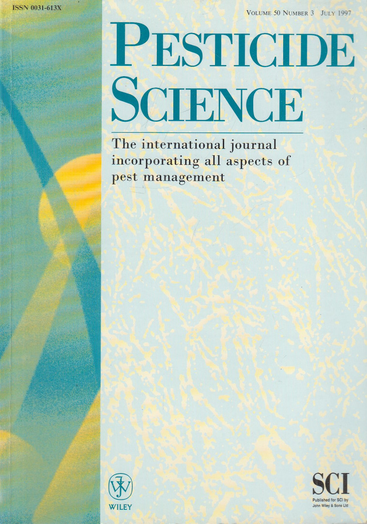 G. T. Brooks - Pesticide Science Volume 50, Number 3 July 1997 [antikvár]