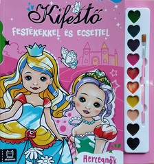 Agata Kaczynska - Kifestő festékekkel és ecsettel. Hercegnők