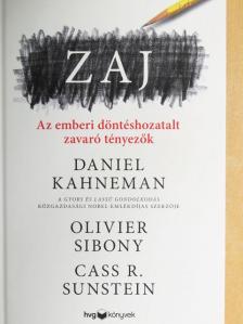 Cass R. Sunstein - Zaj [antikvár]