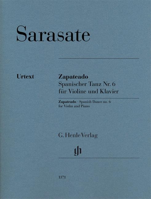 SARASATE - ZAPATEADO. SPANISCHER TANZ NR.6 FÜR VIOLINE UND KLAVIER