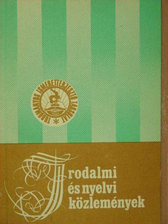 Irodalmi és nyelvi közlemények 1970/1. [antikvár]