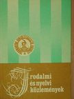 Irodalmi és nyelvi közlemények 1970/1. [antikvár]