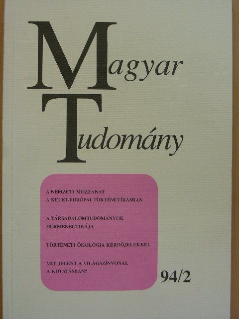 A. Anzerbacher - Magyar Tudomány 1994. február [antikvár]