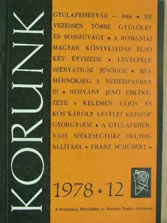 Bágyuj Lajos - Korunk 1978. december [antikvár]