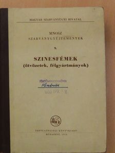 Szinesfémek [antikvár]