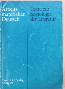 Albrecht Diem - Texte zur Soziologie der Literatur [antikvár]