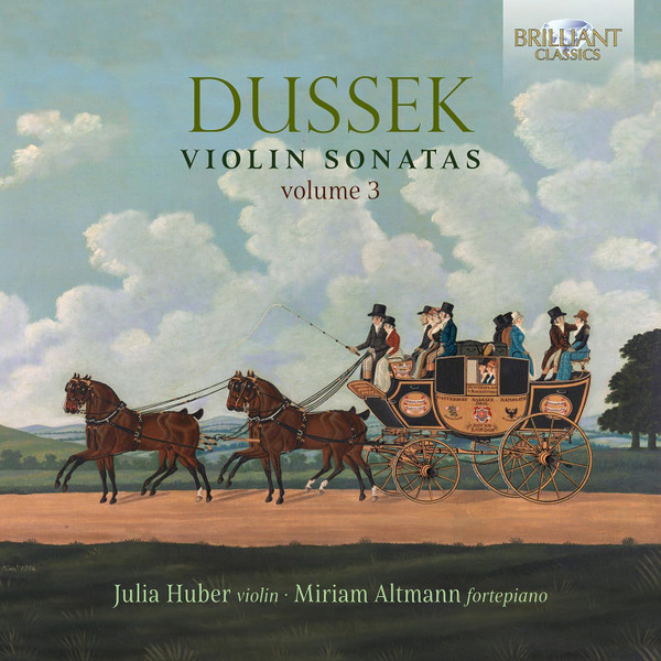DUSSEK - VIOLIN SONATAS VOLUME 3 CD HUBER, ALTMANN