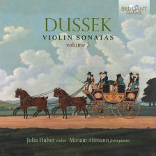 DUSSEK - VIOLIN SONATAS VOLUME 3 CD HUBER, ALTMANN