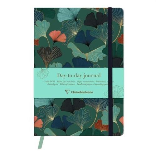 P4114-1295 - Határidőnapló öröknaptár Clairefontaine Gaia kék A/5 96 lapos, pontozott