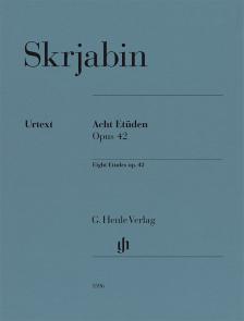 SZKRJABIN (SKRJABIN) - ACHT ETÜDEN OP.42