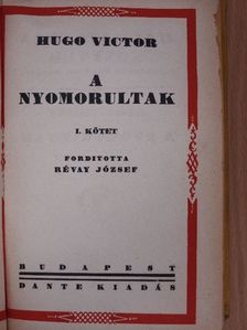Hugo Viktor - A nyomorultak I-IV. [antikvár]