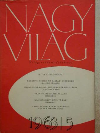 Ágai Ágnes - Nagyvilág 1963. május [antikvár]