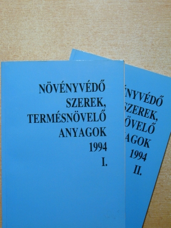Dr. Karmos-Várszegi Mária - Növényvédő szerek, termésnövelő anyagok 1994. I-II. [antikvár]