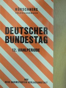 Deutscher Bundestag - 12. Wahlperiode [antikvár]