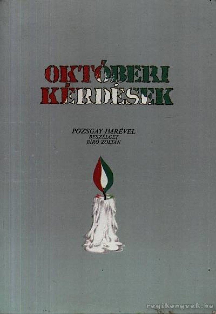 Pozsgay Imre - Októberi kérdések [antikvár]