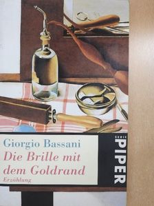 Giorgio Bassani - Die Brille mit dem Goldrand [antikvár]