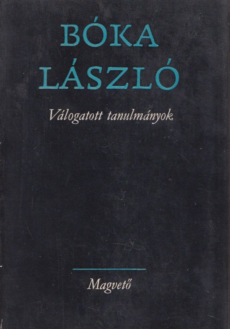Boka László - Válogatott tanulmányok [antikvár]