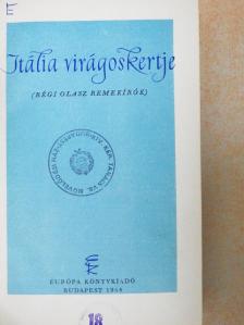 Agnolo Firenzuola - Itália virágoskertje [antikvár]