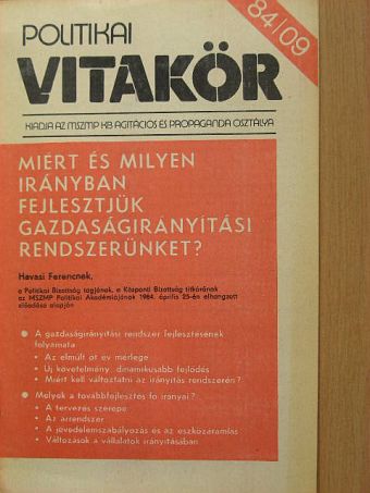 Politikai Vitakör 1984/09 [antikvár]