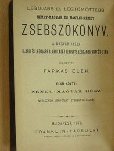 Legujabb és legtömöttebb német-magyar és magyar-német zsebszókönyv I-II. [antikvár]
