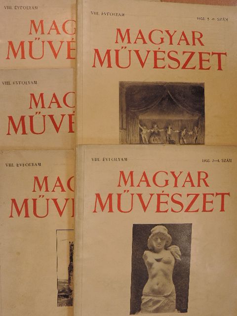 Dömötör István - Magyar Művészet 1932. (nem teljes évfolyam) [antikvár]