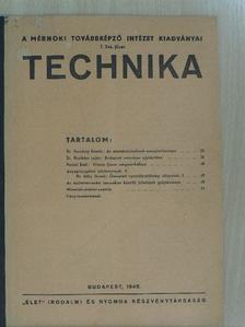 Dr. Jáky József - Technika 1945/2. [antikvár]