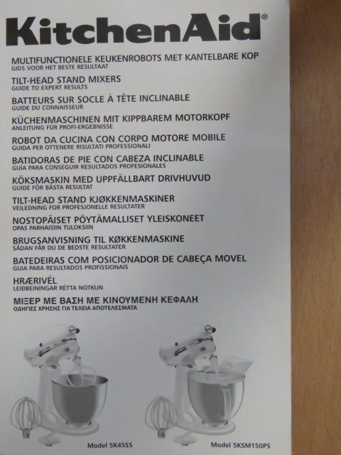 KitchenAid Model 5K45SS/Model 5KSM150PS [antikvár]