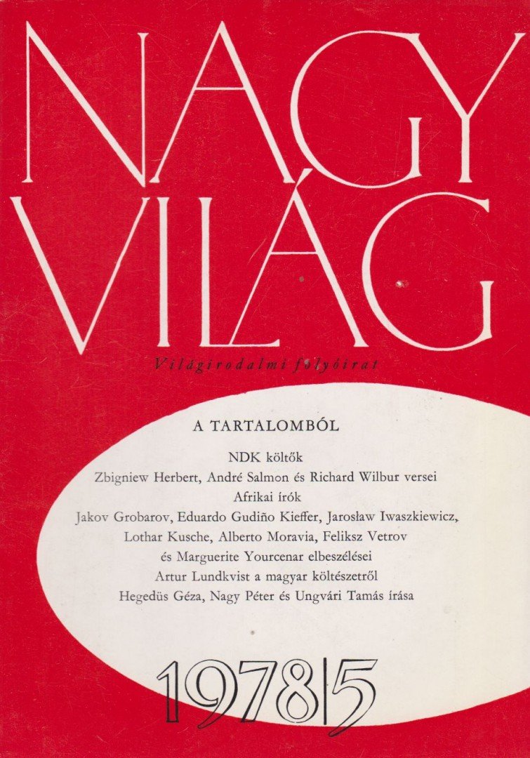 KÉRY LÁSZLÓ - Nagyvilág 1978/5 [antikvár]