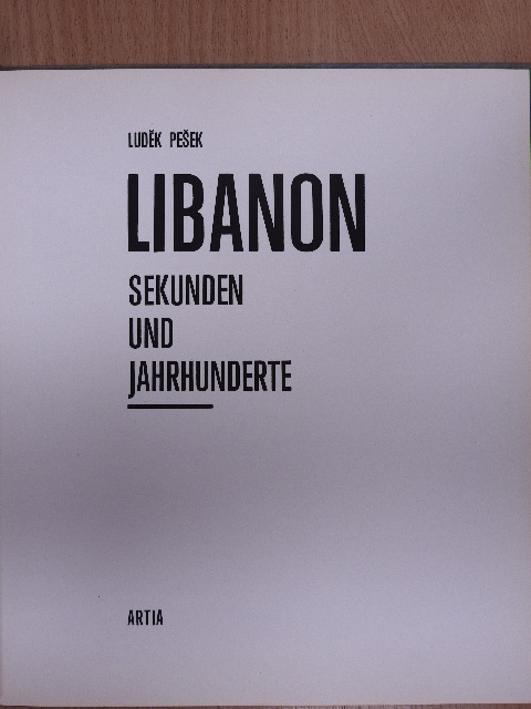 Ludek Pesek - Libanon [antikvár]