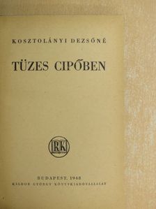 Kosztolányi Dezsőné - Tüzes cipőben [antikvár]