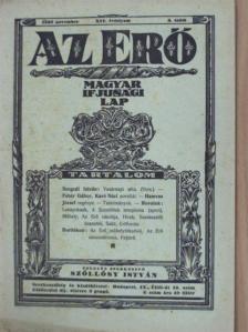 Fehér Gábor - Az Erő 1930. november [antikvár]
