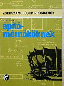 Bodó László - Zsebszámológép-programok építőmérnököknek [antikvár]