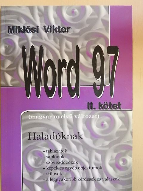 Miklósi Viktor - Word 97 II. [antikvár]