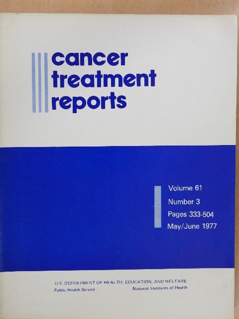 Byron E. Fossieck, Jr. - Cancer Treatment Reports May/June 1977 [antikvár]