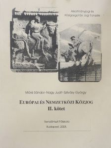 Móré Sándor - Európai és nemzetközi közjog II. [antikvár]