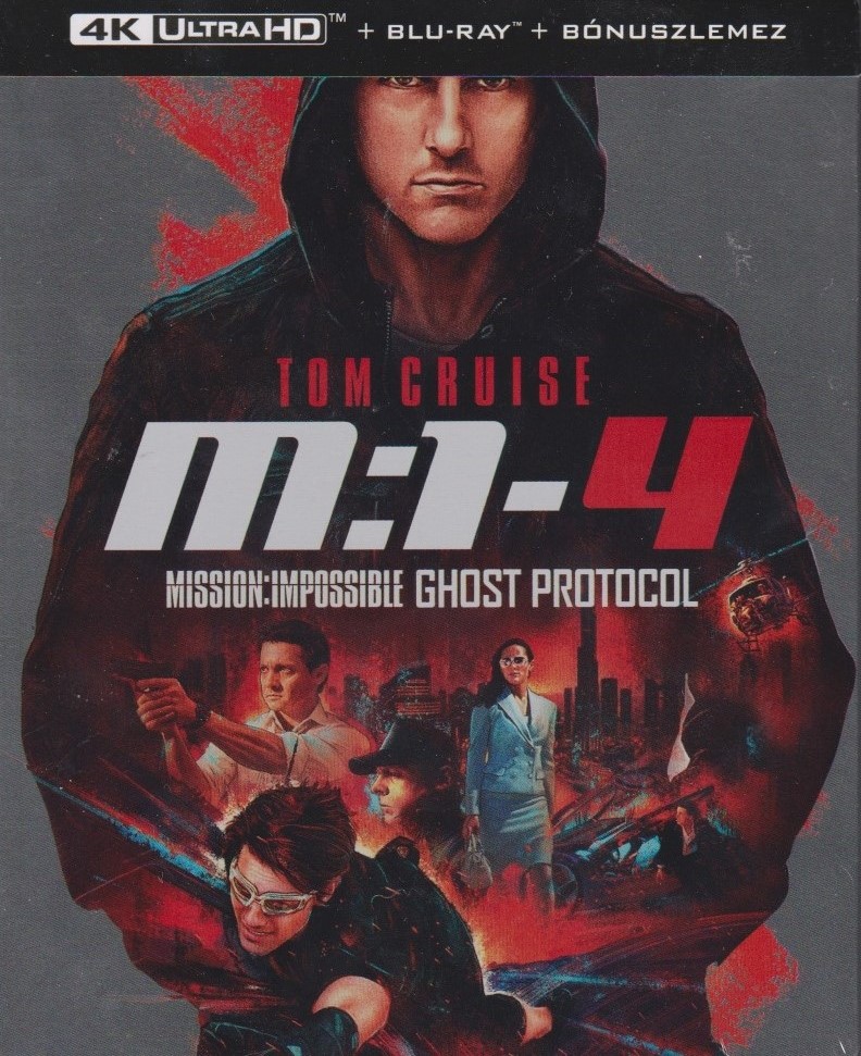 M:I-4 MISSION IMPOSSIBLE - FANTOM PROTOKOLL (UHD + BD) - LIMITÁLT, FÉMDOBOZOS VÁLTOZAT (STEELBOOK)