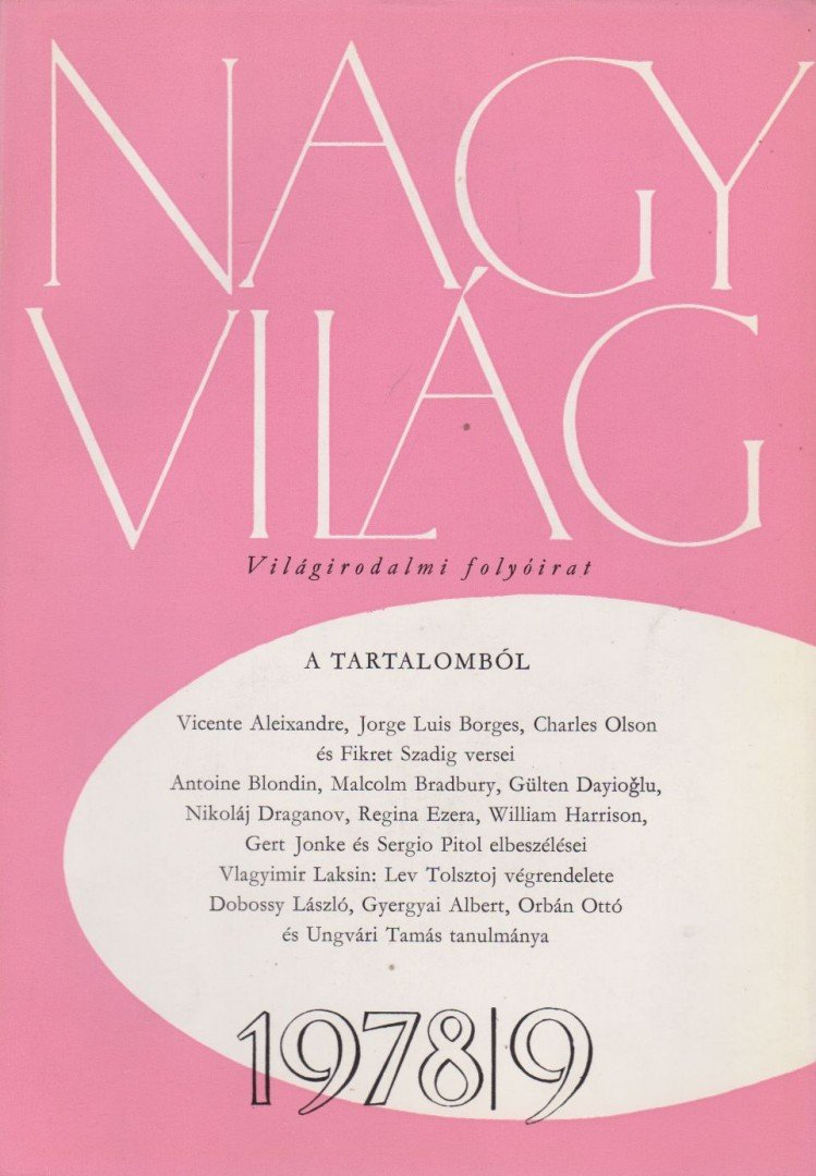 KÉRY LÁSZLÓ - Nagyvilág 1978/9 [antikvár]