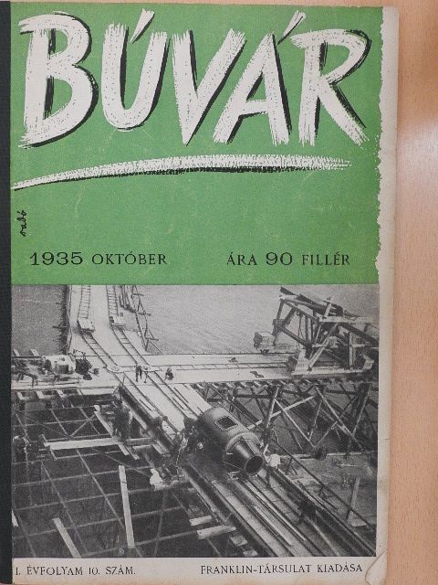 Alföldi Béla - Búvár 1935. október [antikvár]