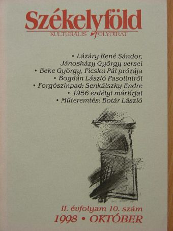 Beke György - Székelyföld 1998. október [antikvár]