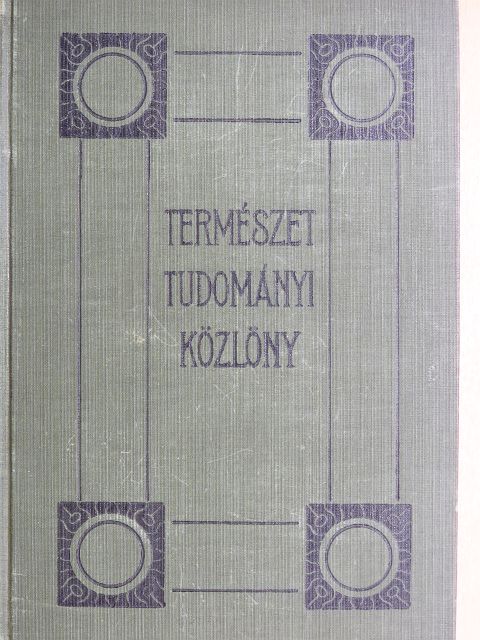 b. - Természettudományi Közlöny 1929. január-december/Pótfüzetek a Természettudományi Közlönyhöz 1929. január-december [antikvár]