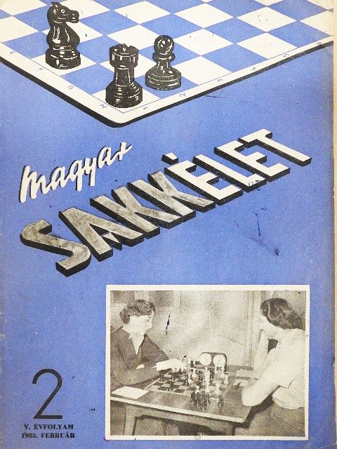 Leleszi István - Magyar Sakkélet 1955. február [antikvár]