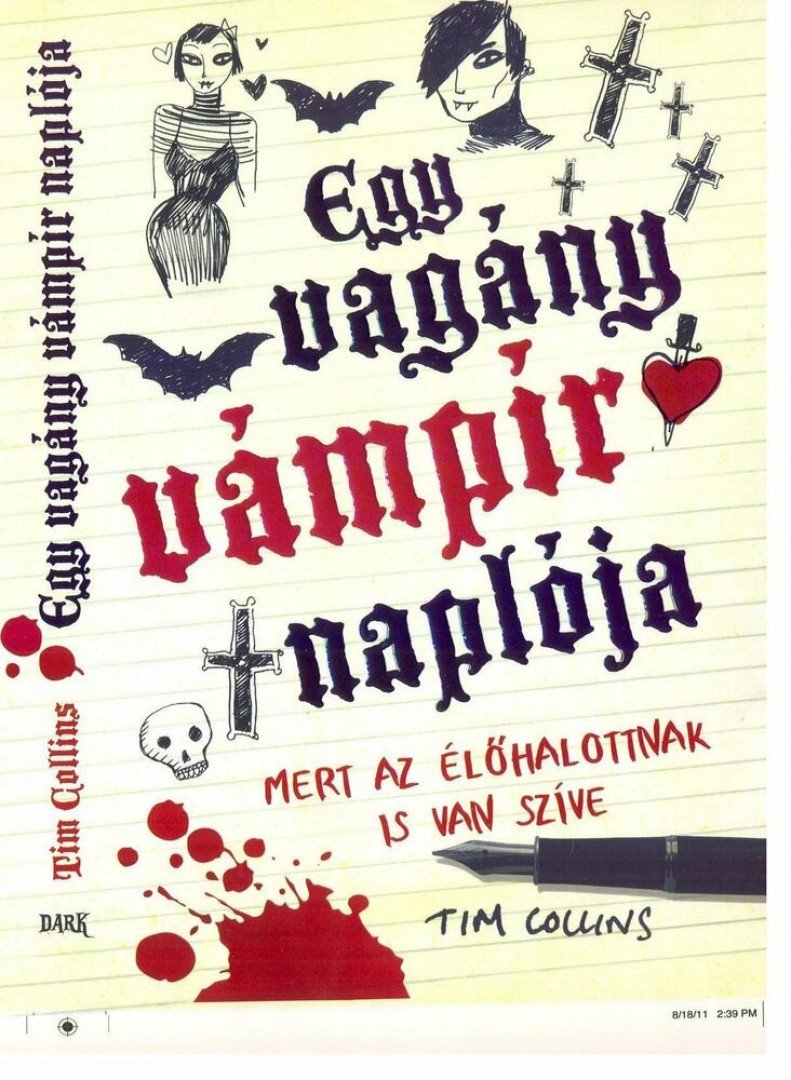 Tim Collins - Egy vagány vámpír naplója [antikvár]
