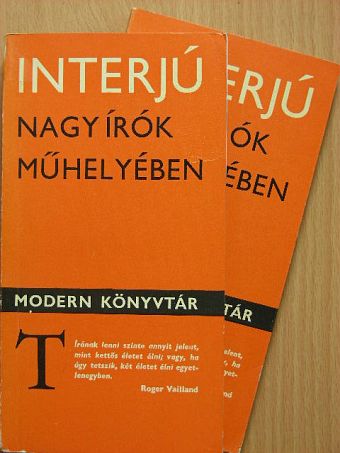 Elias Canetti - Interjú I-II. [antikvár]