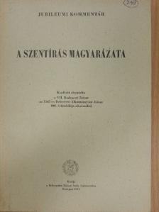 Czanik Péter - A szentírás magyarázata IV. (töredék) [antikvár]