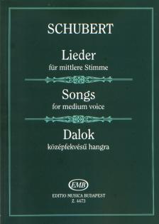 SCHUBERT,F. - DALOK KÖZÉPFEKVÉSŰ HANGRA (ÁDÁM JENŐ)