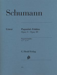 Schumann, Robert - PAGANINI-ETÜDEN OP.3, OP.10 FÜR KLAVIER URTEXT (ERNST HERTTRICH)