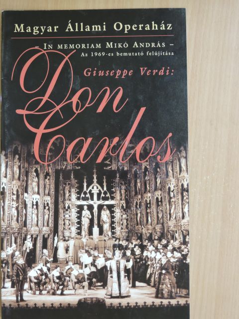 Kovács János - Giuseppe Verdi: Don Carlos [antikvár]