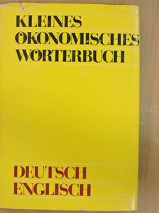 Dr. R. Tharmalingam Murugiah - Kleines Ökonomisches Wörterbuch Deutsch-Englisch/Concise Economic Dictionary German-English [antikvár]