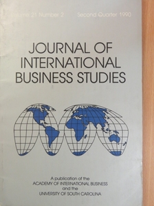 J. Markham Collins - Journal of International Business Studies Second Quarter 1990 [antikvár]